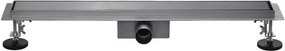 AREZZO design 2in1 800 mm-es rozsdamentes acél folyóka, gunmetal