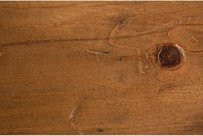 Szürke-natúr színű fém kerek dohányzóasztal ø 90 cm Lancaster – Bizzotto