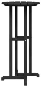Bárasztal Fekete 55x55x107 cm HDPE