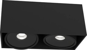 Spot kettő az egyben Cardi II Nero Ufo Nero fekete hálószobai műholdak