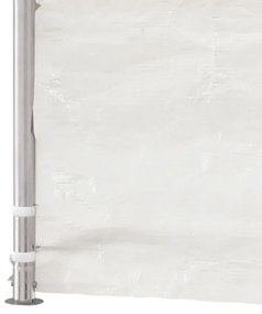 fehér polietilén pavilon tetővel 4,08 x 2,23 x 3,22 m