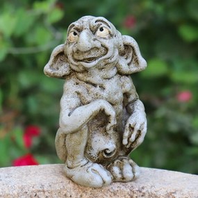 Kerti figura Dekoratív figura Kerti szobor műgyanta 13,3cm Troll