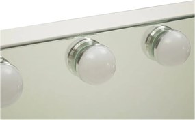 Fali tükör világítással-polccal 55x43 cm Hollywood – Mauro Ferretti