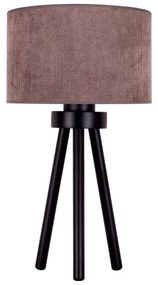 Duolla - Asztali lámpa LYON 1xE27/15W/230V átm. 30 cm barna