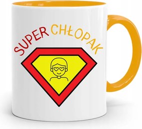 Sárga Bögre Fiúnak Semmi Sem Idegesít Annyira A fényképes nyomattal