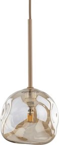 Brilagi - VULCANO kábelen függőlámpa 1xG9/8W/230V Ø 15 cm, bézs/füstös bézs