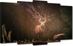 Vászonkép 100x60 Szarvas felszarvazott