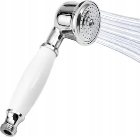 Retro zuhanyfej króm-vagárd sárgarézből