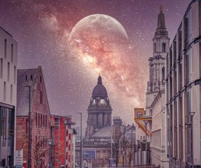 Poszter 60x50cm Csillagos éj, Assaf Frank