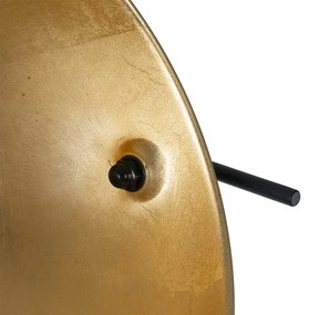 Állólámpa fekete arannyal 35 cm állítható - Magnax