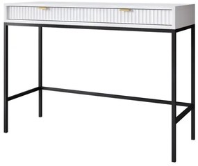 Kisasztal NOVA 77x104 cm fehér/fekete