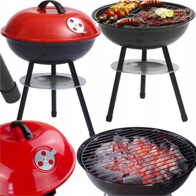 Álló Faszenes Grillsütő, Állítható Tolóerővel A Lábakon