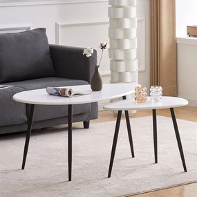 Tárolóasztal 100×60 cm, MDF, Fehér. AF-3012 WT