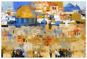 Kép - siratófal, Jerusalem, Israel (90x60 cm)