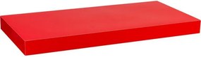 Fali polc STILISTA® Volato Piros fényes 100 cm