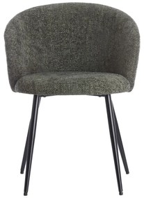 Khaki fém étkezőfotel szett 2 db-os Radaja – Light &amp; Living