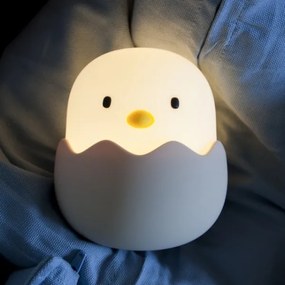 MegaLight - LED RGB állítható fényű, újratölthető gyerek érintőlámpa EGGY EGG LE