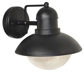 BOWI Kültéri fali lámpa ADDA 1xE27/60W/230V IP44 fekete BW0286