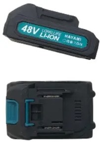 Akkus összecsukható fűkasza - HAYAMI HA-1037 + 2 akku + tartozékok