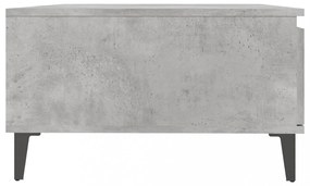 betonszürke szerelt fa dohányzóasztal 90 x 60 x 35 cm