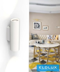 UNIVERSO Gipsz fali lámpa 2xGU10 250x75x100mm IP20 fehér
