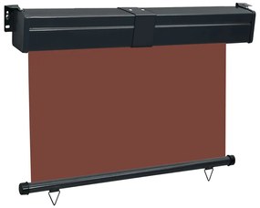 barna oldalsó terasznapellenző 125 x 250 cm
