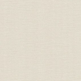 Textilhatás krémszínű vinil tapéta flizelin