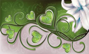 Fotótapéta Liliomok Romantikus elegancia frissesség az otthonodban 208x146 +ragasztó