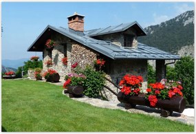 Poszterek 200x135 Házikó a hegyekben