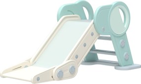 AIYAPLAY Gyerek Csúszda, Összecsukható Kisgyermek Csúszda, 1.5-3 Éveseknek, Kerti Csúszda Belső és Külső Használatra, Zöld, Fehér, 120 x 53 x 53 cm |