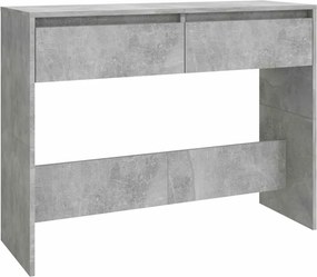 vidaXL betonszürke szerelt fa dohányzóasztal 100x35x76,5 cm