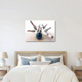 Kép - bowling (üvegen) (70x50 cm)