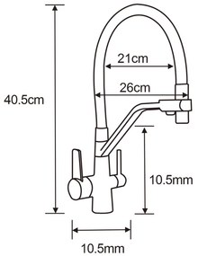 Mexen Diego, 1 kamrás gránit mosogató 488x488x167 mm és Duo mosogató csaptelep, szürke, 6512-71-671701-57-G