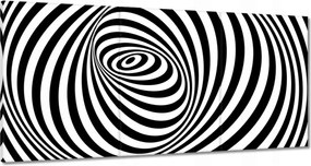 Festmények 180x90 Absztrakt fekete-fehér