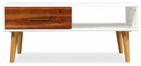 tömör akácfa dohányzóasztal 90 x 50 x 40 cm