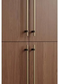 Fogantyú Furnipart BOND  320mm, fém-akumínium, antik barna - finoman csiszolt sárgaréz