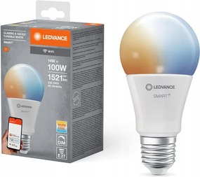 Led izzó E27 14W 100W 1521lm Cct Tompítható Smart+ WiFi Classic