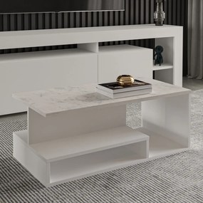 Vera Mini - White, Marble