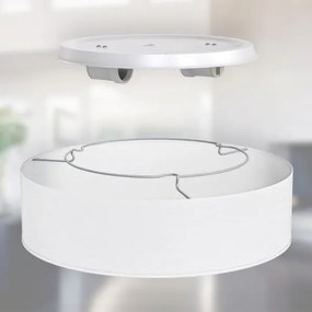 Mennyezeti lámpa 2xE27/40W/230V átm. 38 cm fehér