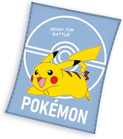 Pokémon Ready for Battle flanel polár takaró 110x140cm