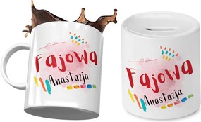 Anasztázia Bögre Ajándék persely szett fényképes nyomtatással