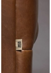 Barna bőr kanapé 214 cm Douglas – Dutchbone