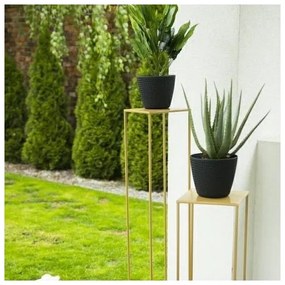 Virágállvány 130x24 cm arany színben