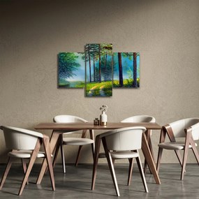 Kép - Olajfestmény tájkép (90x60 cm)