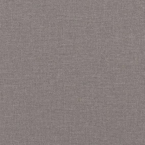 tópszínű szövet ágykeret Dover 140 x 190 cm