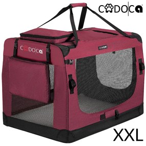 Cadoca® Hordtáska kutyának XXL 92x64x64cm - piros