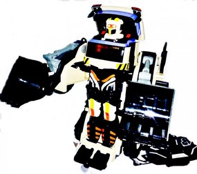 Jaki Óriás 45 Cm Autobot Kotró Gép Transformer Munkagép Hangvezérléssel