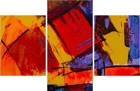 Absztrakciós kép (90x60 cm)