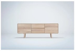 Fawn tömör tölgyfa TV állvány - Gazzda