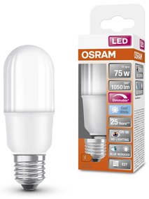LED lámpa , izzó , E27 foglalat , stick , 11Watt , dimmelhető , hideg fehér, CRI ≥ 90 , Ledvance (Osram)